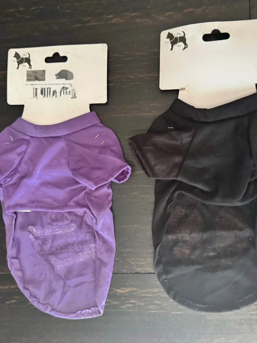 NWT! Set of Two Happy Halloween Novelty Pet Tee Small 9” Costume